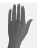 Diamant L'éternel Eternity-Ring aus 375 Weißgold mit Diamant mit Saphir
