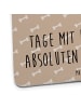 Mr. & Mrs. Panda Tischuntersetzer Hund Dackel mit Spruch in Hundeglück