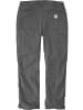 CARHARTT  Arbeitshose "Str. Rigby Dungaree 106948" in Grau