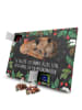 Mr. & Mrs. Panda Adventskalender Einhorn Meerschweinchen mit Spruch in Kreidetafel