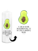 Mr. & Mrs. Panda Kerze Avocado Kern mit Spruch in Weiß