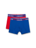 s.Oliver Boxershort 2er Pack in Blau/Rot