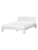 Beliani Doppelbett ROYAN in Weiß - (W) 147 x (H) 81 x (L) 207 cm