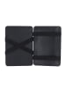 Golden Head Polo Kreditkartenetui RFID Schutz Leder 7.5 cm in schwarz