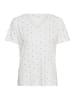 Cream T-shirt CRNaia Regular fit in White w. Black Dots