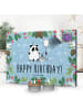 Mr. & Mrs. Panda Adventskalender Panda Geburtstag mit Spruch in Eisblau