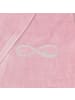 Aquarti Bamen Bademantel mit Schalkragen aus Velours in rosa