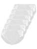 Nina von C. 6er Pack Damen Hüftslip in weiss