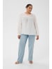KAFFE curve Bluse langarm KCmally A-shape in Chalk