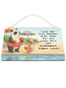 Mr. & Mrs. Panda Schild Panda Schwimmbad Pommes Design mit Spruch in Weiß