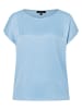More & More Satinfrontshirt in fresh skyblue