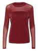 Kaffe Langarm-Bluse KAolga Regular fit in Deep Wine