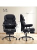 HOMCOM Massage-Bürostuhl in Schwarz 77L x 72B x 122,5H cm