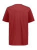 JP1880 Kurzarm T-Shirt in burgunderrot