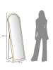 Mauro Ferretti Standspiegel mit LED-Beleuchtung 50x38x160 (geöffnete Maße)