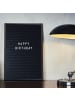 relaxdays Letterboard in Schwarz - 30 x 45 cm