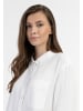 DreiMaster Damen Langarm Bluse in Weiss