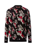 Santa Cruz Pullover Bone Hands in schwarz rot - 0001