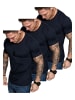 Amaci&Sons 3er-Pack T-Shirts 3. LANCASTER in (3x Navyblau)