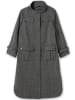 sheego Trenchcoat in schwarz-weiß
