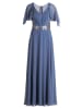 Vera Mont Abendkleid mit Stickerei in Tansanit Blue