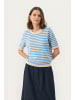 PART TWO Strickpullover GertianaPW Relaxed fit in Silver Lake Blue Stripe