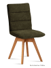 58 aufm Kessel ESSZIMMERSTUHL drehbar (2er-Set) Dorle 47x92x60 Eiche geölt/Khaki