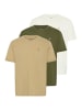 BLEND T-Shirt BHVIGTI 3-pack in bunt