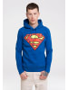 Logoshirt Kapuzenpullover DC – Superman Logo in blau