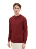 Tom Tailor Pullover CREWNECK KNIT in Rot