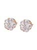 NAEMI Women Earrings in Rose Gold White