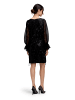 Vera Mont Cocktailkleid im Glitzer-Look in Schwarz