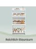 VASAGLE Schuhschrank Siren in Weiß - (B)60 x (H)121.2 x (T)24 cm