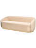 Beliani 2-Sitzer Sofa SIPO in Beige/Gold - (W) 206 x (H) 74 x (L) 75 cm