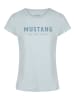 Mustang T-Shirt Alexia C Logo in Blau