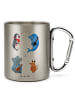 Mr. & Mrs. Panda Becher Big Einheit ohne Spruch in Silber