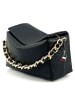 Florence Florence Umhängetasche, Citytasche Leder schwarz ca. 25cm