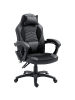 HOMCOM Bürostuhl-B68 x T69 x H(108-117) cm-Schwarz