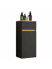 VCM  Badschrank Hängeschrank Schublade Cosila 85x30x32 in Anthrazit / Honig-Eiche