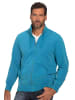 JP1880 Sweatjacke in tiefseeblau