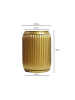 FineBuy Beistelltisch in Gold / Metall / 35x35x50