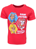 Paw Patrol 2er-Set:T-Shirt Paw Patrol  in Rot-Grau