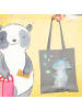 Mr. & Mrs. Panda Shopper Elefant Seifenblasen ohne Spruch in Light Grey