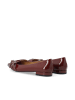 Bianco Ballerinas in Burgundy