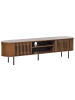 Beliani TV-Schrank TAROON in Braun/Schwarz - (W) 180 x (H) 50 x (L) 40 cm