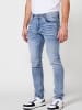 KOROSHI Schlanke strick-jeans aus denim in blau