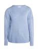 usha WHITE LABEL Strickpullover in Blau Melange