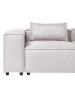 Beliani Ecksofa BRANDE in Braun - (W) 330 x (H) 70 x (L) 184 cm