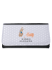 Mr. & Mrs. Panda Damen Brieftasche Hasen Muschel mit Spruch in Grau Pastell