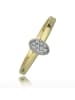 BALIA 333 Gelbgold - 8 Karat Damen Ringe Oval gold Fingerring 58 (18,5)